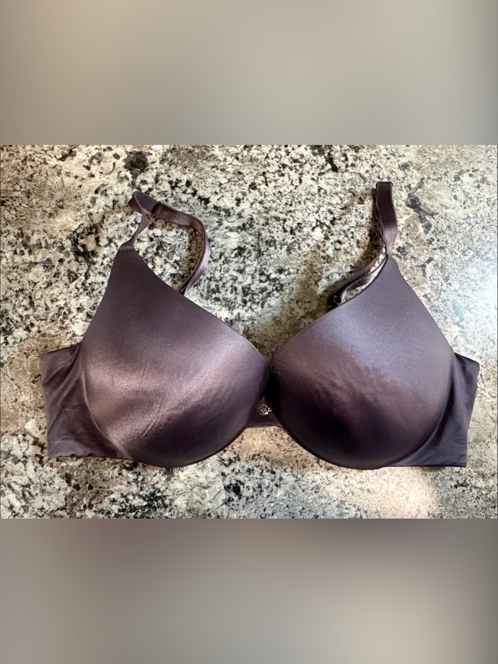 Victoria's Secret Satin Molded Bra - Deep Mauve